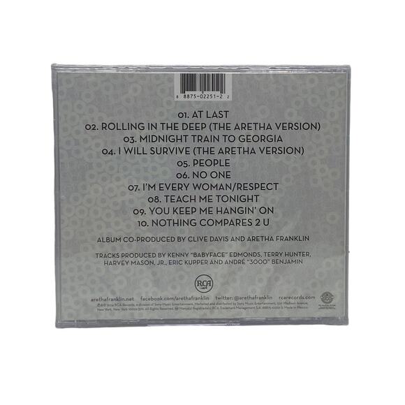 Aretha Franklin Sings the Great Diva Classics CD 2014 New Sealed Clive Davis - Picture 4 of 9